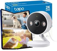 Tapo Caméra de surveillance C120 – Wi‑Fi QHD 4MP, IP66, Détection IA, Audio bidirectionnel