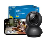 Tapo C211 Caméra de sécurité d'intérieur 2K 3 MP Pan/Tilt Caméra de sécurité pour Maison, WiFi, sans Frais mensuels, détection AI, caméra pour Chien, Moniteur de caméra pour bébé, vidéosurveillance