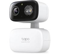 Tapo C216 Mini Caméra de Surveillance WiFi intérieure et extérieure 2K 3MP 360°, IP65, Vision Nocturne Couleur, détection IA, détection de Personne et Notification gratuites