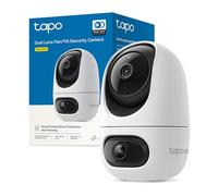 Tapo C245D Caméra de Surveillance Intérieure 2K Double Objectif, 360° Pan/Tilt, Détection IA Gratuite, Vision Nocturne 12m, Suivi Intelligent, Caméra Bébé & Animaux