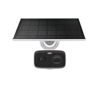 Tapo TP-Link C400 KIT Caméra extérieure à batterie avec base de panneau solaire, sans fil, 1080p, détection gratuite de personne/véhicule, stockage SD/Cloud, vision nocturne en couleur, pas de hub