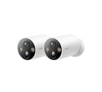 Tapo C425 2.5K 4MP Caméra de Surveillance WiFi Extérieure sans Fil Batterie 10 000mAh Lot de 2, Autonomie de 300j, AI Détection, Vision Nocturne en Couleur, IP66 Etanche, Aucune hub requis