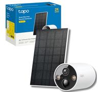Tapo C425 KIT 2K 4MP QHD Caméra de sécurité Solaire à Batterie pour extérieur sans Fil, Champ de Vision Super-Large 150°, Vision Nocturne Couleur, sans Frais mensuels, détection IA, Conversation