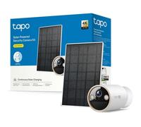 Tapo C460 KIT Caméra de Surveillance Extérieure 4K 8MP Panneau Solaire - Wi-FI Dual-Band - Vision Nocturne Couleur Starlight -