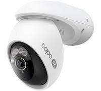 Tapo C560WS Caméra de surveillance extérieure Wi-Fi 4K 360°, Wi-Fi 6 double bande, vision nocturne couleur, détection IA gratuite, suivi intelligent, alarme lumineuse et sonore, audio bidirectionnel