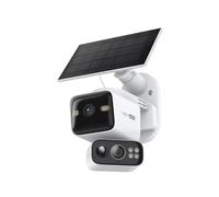 Tapo C615F KIT Caméra de Surveillance Solaire d'extérieur avec Batterie 2K 3MP Détection IA Enregistrement 24/7 Audio 2 Voies MicroSD Local et Cloud Compatible avec Alexa et Google