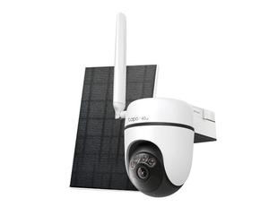 Tapo C615G KIT Caméra 4G Solaire Extérieur 2K 3MP - Caméra Surveillance 4G avec Carte SIM, Vision Nocturne Couleur, Détection IA Personne/Animal/Véhicule, Suivi 360°, Batterie & Stockage Local/Cloud