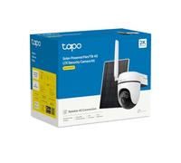 Tapo C615G KIT Caméra de sécurité Solaire sans Fil 2K 3MP Caméra de sécurité 4G avec Fente SIM, Vision Nocturne Couleur, caméra extérieure avec détection AI, IP65, sans hub, Alexa, GoogleHome, Pas de
