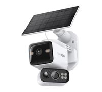 Tapo C645D KIT Caméra Extérieur sans Fil Solaire 2K Double Objectif - Caméra Surveillance WiFi Extérieure sans Fil 360°, Détection IA Personne/Véhicule/Animal, Suivi Automatique, Batterie 10000mAh