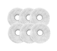 Tapo Chiffons Vadrouille Lavables x6 pour Aspirateur Robot, RVA310 | Compatible avec RV50 Pro Omni et RV50 Omni, lavables et réutilisables, remplacement facile & nettoyage optimales