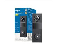 Tapo D205 Sonnette sans fil avec caméra exterieur 2K 3MP, IP54 étanche, Grand angle 160°, Vision Nocturne, Détection Humaine AI gratuite, Audio Bidirectionnel, autonomie 180j, Installation facile