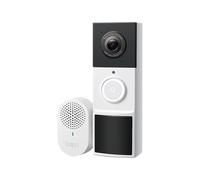Tapo D210 Sonnette sans Fil avec caméra Exterieur 2K 3MP, IP65 étanche, Ultra Grand Angle 160°, Vision Nocturne en Couleur, Détection Humaine AI Gratuite, Audio Bidirectionnel, Installation Facile