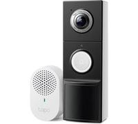 Tapo Sonnette sans fil D235 – Caméra 2K+ 5MP, IP66, 180° vision, Nuit couleur, Audio bidirectionnel