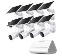 Tapo KIT 8 caméras C410 Caméra de Surveillance extérieure WiFi Solaire 2K 3MP H500 Hub Hub Intelligent pour la Maison