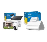 Tapo KIT Lot de 4 2K caméras Solaire C610 H500 Hub Intelligent