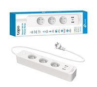 Tapo Multiprise connectée P300 - 3 prises, 3 USB (1C+2A), 10A Type E, HomeKit/Alexa/Google