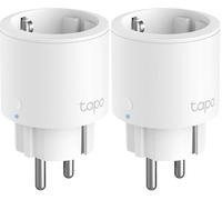 Tapo Nano Prise Connectée WiFi, Suivi de consommation, 16A Type F, compatible avec Alexa et Google Home, Contrôler le radiateur, le chauffage, Économie d'énergie, Commande vocale, Tapo P115 (Lot de 2)