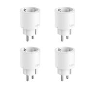Tapo Nano Prise Connectée WiFi, Suivi de consommation, 16A Type F, compatible avec Alexa et Google Home, Contrôler le radiateur, le chauffage, Économie d'énergie, Commande vocale, Tapo P115(4-pack)