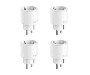 Tapo Nano Prise Connectée WiFi, Suivi de consommation, 16A Type F, compatible avec Alexa et Google Home, Contrôler le radiateur, le chauffage, Économie d'énergie, Commande vocale, Tapo P115(4-pack)