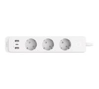Tapo Multiprise Connectée WiFi, 3 prises indépendantes et 3 ports USB charge rapide (1 Type C+2 Type A), 10A Type E, compatible avec HomeKit, Alexa et Google Home, Contrôler l'aquarium, Tapo P300(FR)