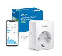 Tapo Mini prise intelligente Wi-Fi P110, Moniteur d'énergie, 16A Type F, 1 pack