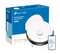 Tapo Robot aspirateur, aspirateur robot ultra puissant 4200 Pa, silencieux, nettoyage continu de 3 heures, aspirateur robotique auto-chargeur, nettoie les sols durs sur les tapis, fonctionne avec