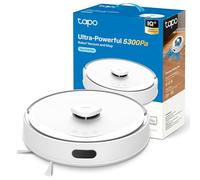 Aspirateur Robot Tapo RV30 Max 5300Pa 2600 mAh Blanc avec Serpillière