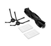 Tapo RVA105 Kit de Remplacement Robot Vacuum, 1 Brosse Principale/2 Brosse latérale/2 Filtre HEPA Lavable, s'adapte à différentes Surfaces carrelage/Tapis, Lavable et réutilisable