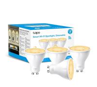 Tapo Smart Wi-Fi Spotlight, Dimmable, 2700 K Warm Light, GU10 Lamp Bas (TP-Link)