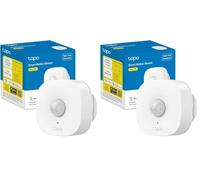 Tapo T100 Détecteur de Mouvement Intelligent, Détection à Large Portée, Allumage Automatique des Lumières, Compatible Alexa et Google Home, Batterie Longue Durée, Programmable, Hub requis (Lot de 2)