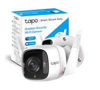 Tapo TP-Link C320WS Caméra de sécurité extérieure Filaire QHD 2K 4MP IP66 résistant aux intempéries, détection de Mouvement/Personne, Fonctionne avec Alexa et Google Home, sirène intégrée, Vision