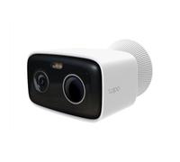 TAPO TP-Link C400 Caméra de sécurité extérieure sans fil 2K 3 MP, nuit couleur, autonomie de 180 jours, détection AI, IP65, stockage local/cloud, fonctionne avec Google Home/Alexa, sans frais mensuels