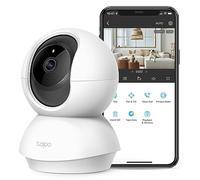 Tapo TP-Link Caméra de sécurité inclinable 2K pour Moniteur bébé, caméra pour Chien avec détection de Mouvement, sirène Audio bidirectionnelle, Vision Nocturne, Stockage de Carte SD et Cloud (jusqu'à