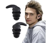 Tapones Para Los Oídos Para Nadar Niños | Fundas Para Los Oídos Con Diseño De Aleta De Tiburón Para Nadar - Tapones Para Los Oídos De Natación De Silicona, Aislamiento Acústico De 3 Capas, Caja De Alm