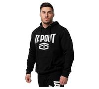 Tapout Active Basic Hoodie Sweatshirt à Capuche, Noir/Blanc, L Homme