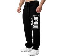 Tapout Active Basic Jogger Pantalon de Jogging, Noir/Blanc, M Homme