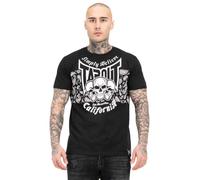 Tapout Adelantos Short Sleeve T-shirt Noir L Homme