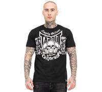 TAPOUT Adelantos T-Shirt, Noir/Blanc, M Homme