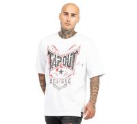 Tapout Doylen T-Shirt, Blanc/Rouge/Noir, S Hommes