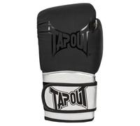 Tapout Gants de Boxe en Cuir synthétique (1 Paire) Hombre Black/Silver 12 oz