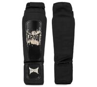 Tapout Lenwood 960013 Paire de protège-Tibias Noir/écru L/XL
