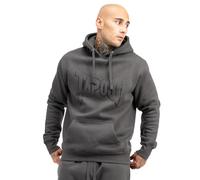 Tapout Lifestyle Basic Sweat à Capuche pour Homme, Coupe Normale, Anthracite/Noir, M