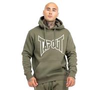 Tapout Lifestyle Basic Hoodie Sweatshirt à Capuche, Olive/écru, L Homme