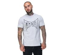 Tapout Lifestyle Basic Tee T-Shirt, Gris/Noir, S Hommes