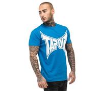 Tapout Logo Tee T-Shirt, Bleu Roi/Blanc, M Hommes