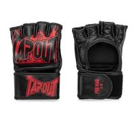 Tapout MMA Pro Fight Gants en Cuir (1 Paire) Pro MMA Noir/Rouge XL 960005