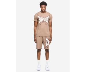Tapout Survêtement 'Dunlab' marron / noisette / blanc, Taille M