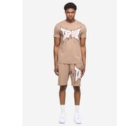 Tapout Survêtement 'Dunlab' marron / noisette / blanc, Taille S