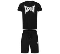 Tapout Survêtement 'Fallon' noir / blanc, Taille XL