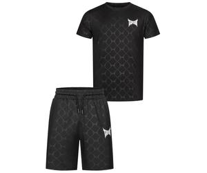 Tapout Survêtement 'PHILIOS' noir / blanc, Taille L